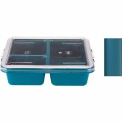 Budget ❤️ Cambro 9113CP414 - Tray 3 Compartment Deep- Teal - Pkg Qty 24 💯 17 Budget ❤️ Cambro 9113CP414 - Tray 3 Compartment Deep- Teal - Pkg Qty 24 💯 -Serveware & Tableware Sales Store Cambro 9113CP414