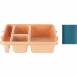 Outlet 💯 Cambro 9114CP414 - Tray 4compartment 9 x 11, Teal - Pkg Qty 24 ❤️ 17 Outlet 💯 Cambro 9114CP414 - Tray 4compartment 9 x 11, Teal - Pkg Qty 24 ❤️ -Serveware & Tableware Sales Store Cambro 9114CP414