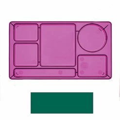 Cheap ✔️ Cambro 915CW119 - School Tray 2 x 2 10" x 14", Sherwood Green - Pkg Qty 24 😍