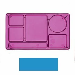 Coupon ✔️ Cambro 915CW168 - School Tray 2 x 2 10" x 14", Blue - Pkg Qty 24 ✨