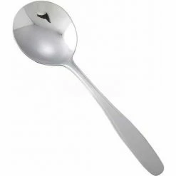 Best Sale ⌛ Winco 0008-04 Manhattan Bouillon Spoon, 12/Pack 🔔
