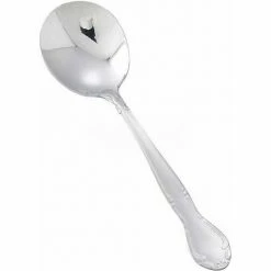 Brand new 🥰 Winco 0024-04 Elegance Bouillon Spoon, 12/Pack 🔥