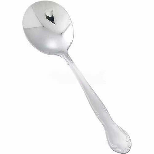 Brand new 🥰 Winco 0024-04 Elegance Bouillon Spoon, 12/Pack 🔥 1 Brand new 🥰 Winco 0024-04 Elegance Bouillon Spoon, 12/Pack 🔥