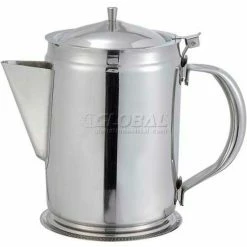 Deals 😀 Winco BS-64 Coffee Server, 64 oz, Stainless Steel 🔔