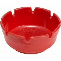New ❤️ Winco MAS-4R Round Ashtray, 4"D, Red, Plastic, 12/Pkg. ⭐