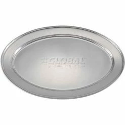 Buy 🌟 Winco OPL-20 Oval Platter, 20"L, 13-3/4"W, Stainless Steel, Oval - Pkg Qty 10 ❤️