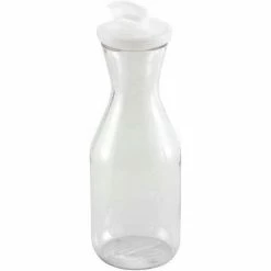 Discount ⭐ Winco PDT-15 Decanter W/ Lid, 51 Oz, Polycarbonate - Pkg Qty 24 ⌛