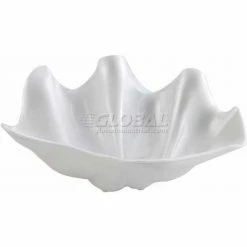 Flash Sale 🎁 Winco PSBW-1W Shell Bowl, 20 oz, White, Plastic - Pkg Qty 12 🥰