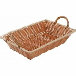 Best deal ⌛ Winco PWBN-12B Rectangular Woven Basket with Handles - Pkg Qty 12 😀