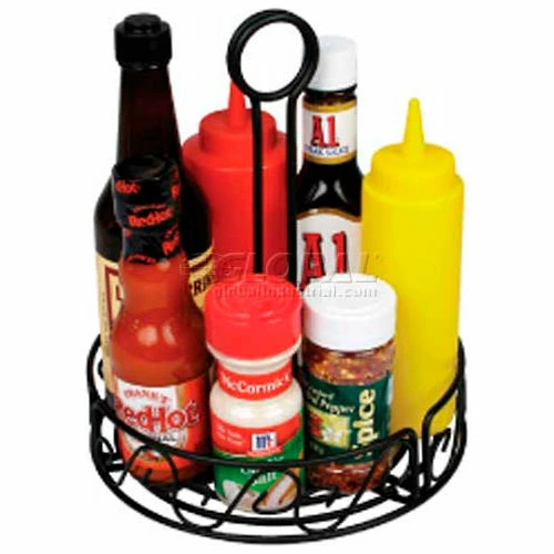 Cheapest 🎁 Winco WBKH-6R Round Black Wire Condiment Caddy - Pkg Qty 24 ❤️ 1 Cheapest 🎁 Winco WBKH-6R Round Black Wire Condiment Caddy - Pkg Qty 24 ❤️