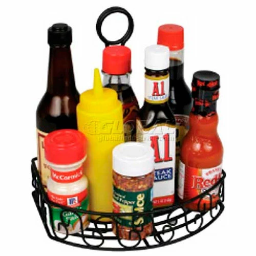 Discount 👏 Winco WBKH-6SB Round Black Wire Condiment Caddy with Straight Back - Pkg Qty 12 ⭐ 1 Discount 👏 Winco WBKH-6SB Round Black Wire Condiment Caddy with Straight Back - Pkg Qty 12 ⭐