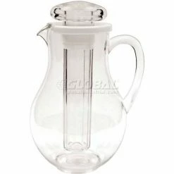 Wholesale 😉 Winco WPIT-19 Pitcher W/ Ice Tube, 2 Qt., Stainless Steel, 12/Pack ⌛
