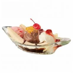 Coupon ❤️ Libbey Glass 5317 - Dish Fountain, 9"L, Banana Split, 24 Pack 🥰