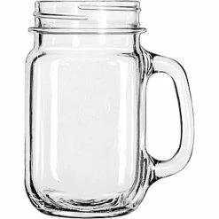 Top 10 👍 Libbey Glass 97084 - Glass Drinking Jar 16.5 Oz., 12 Pack 🧨