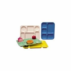 Best reviews of ❤️ MFG Tray Molded Fiberglass 6 Compartment School Tray 345008 -15-1/2"L x 11-5/8"W, Pkg Qty 12, Yellow - Pkg Qty 12 👍