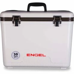 Promo 🎉 Engel® UC30, Cooler/Dry Box, 30 Qt., White, Polypropylene ✨