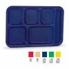 Cheap 👍 Vollrath® Traex Polypropylene School Compartment Trays, 2015-02, Right Hand Tray, Red - Pkg Qty 24 💯