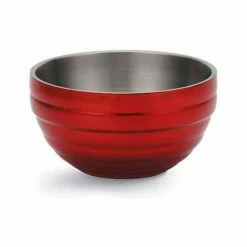 Discount 🎁 Vollrath® Double-Wall Insulated Serving Bowl, 4659115, 3.4 Quart, Dazzle Red - Pkg Qty 6 😉