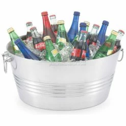 Promo 🧨 Vollrath® Large Stainless Steel Double Wall Beverage Bin 😍