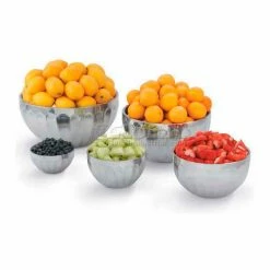 Deals 😍 Vollrath® Fluted Double-Wall Insulated Serving Bowls, 47688, 6.9 Quart, Round - Pkg Qty 2 🔔