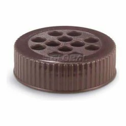 Wholesale 🛒 Vollrath® Traex Dripcut Dredges & Caps, 4908-01, Extra Large, Brown Lid - Pkg Qty 12 🔔