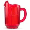 Budget 🎉 Vollrath® Traex Tuffex Beverage Pitcher, 6010-22, 60 Oz., Ruby Red, Polycarbonate, 8-5/8"H - Pkg Qty 12 😀