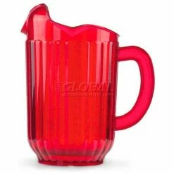 Budget 🎉 Vollrath® Traex Tuffex Beverage Pitcher, 6010-22, 60 Oz., Ruby Red, Polycarbonate, 8-5/8"H - Pkg Qty 12 😀