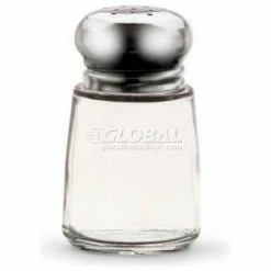 New 🧨 Vollrath® Traex Dripcut Traditional Salt & Pepper Shakers 602-12 Glass Jar Stainless Steel Top - Pkg Qty 12 ⭐